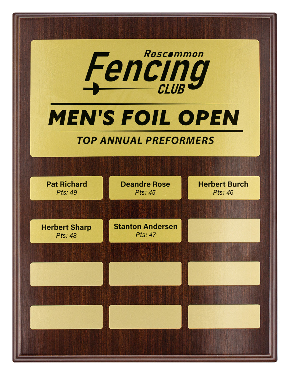 Seasonal Gold Plaque 300mm