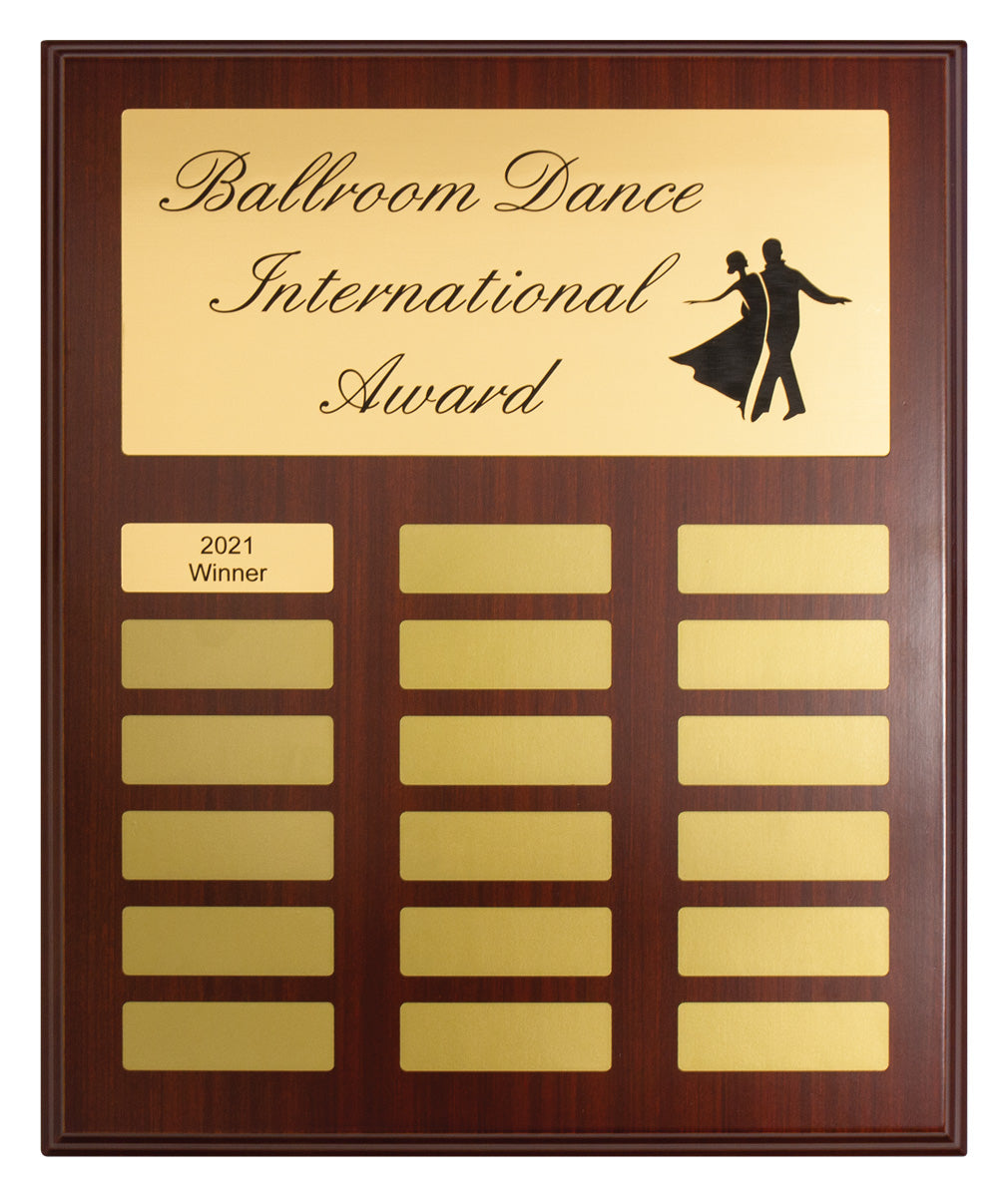 Banner Gold Plaque 325mm