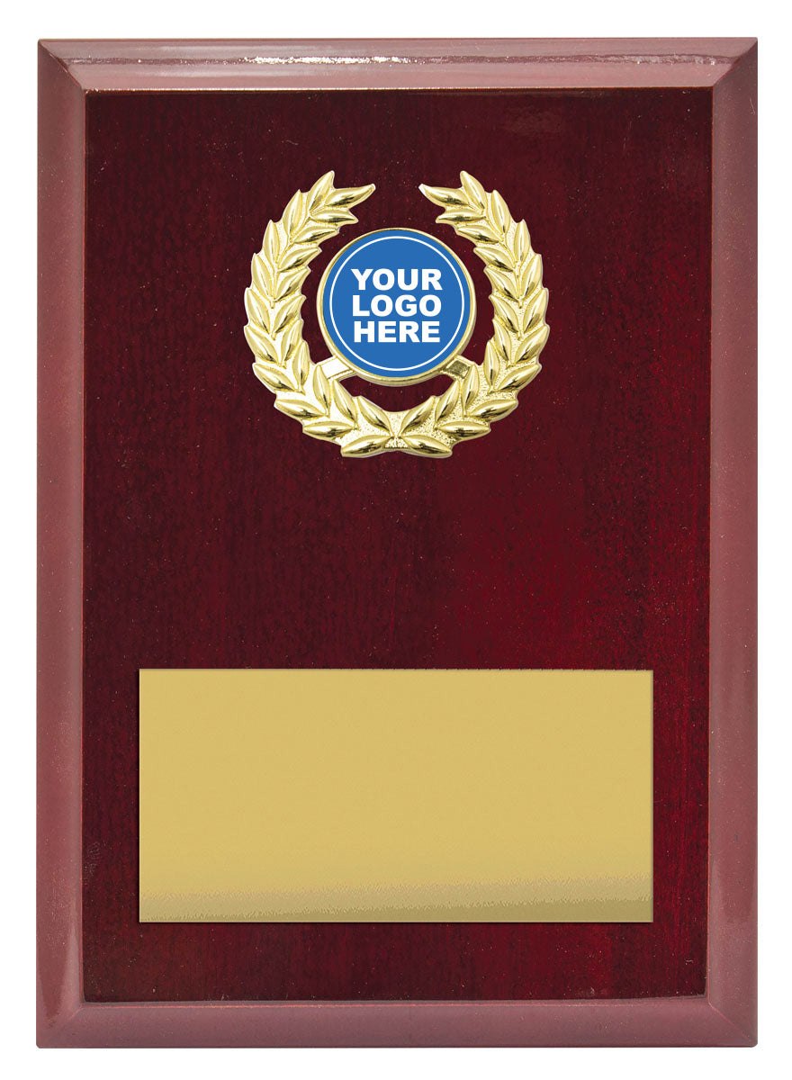 Laurel Plaque - Gold 175mm