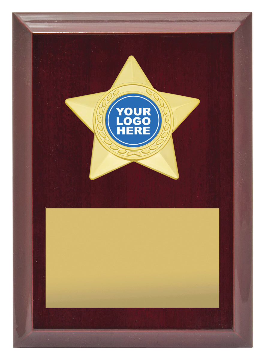 Star Plaque - Gold 150mm