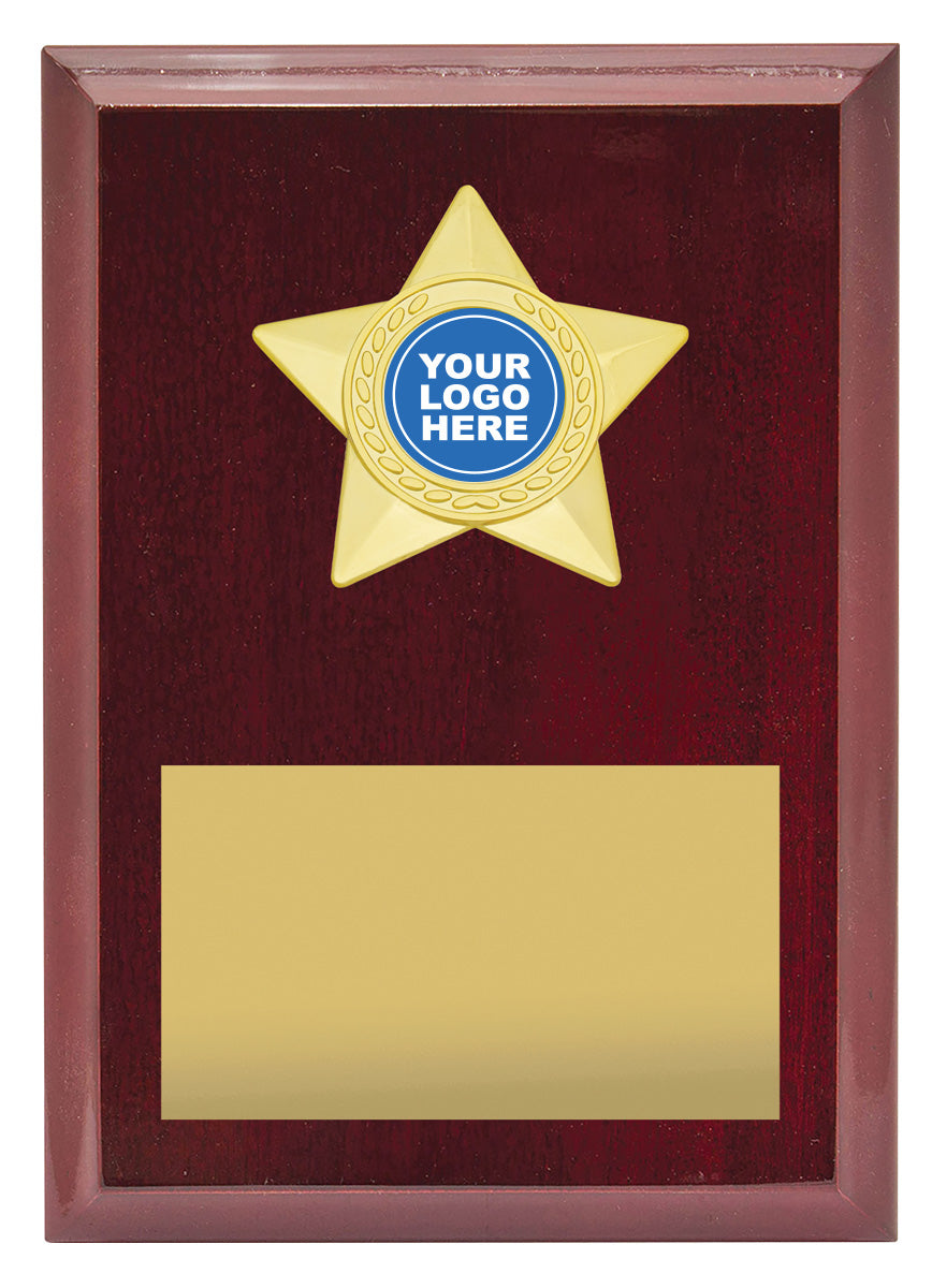 Star Plaque - Gold 175mm