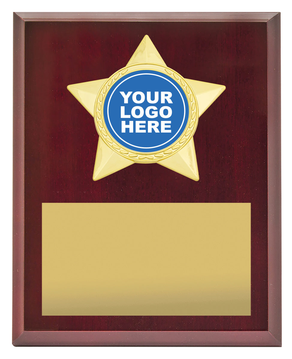 Star Plaque - Gold 225mm