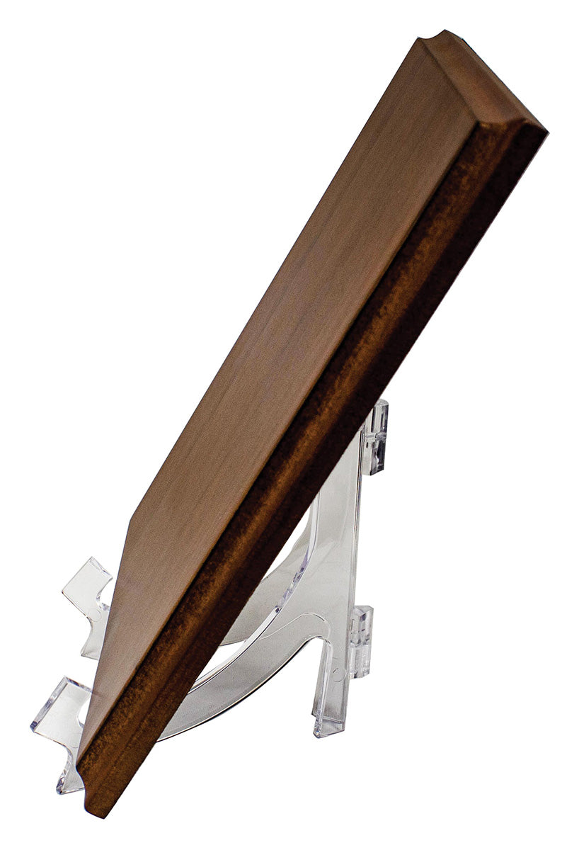 Plaque Easel - Clear 160mm