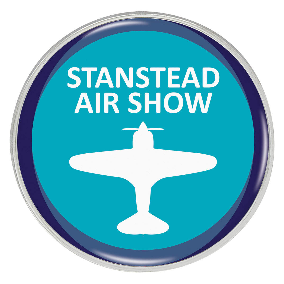 Lapel Pin - Metro 40mm