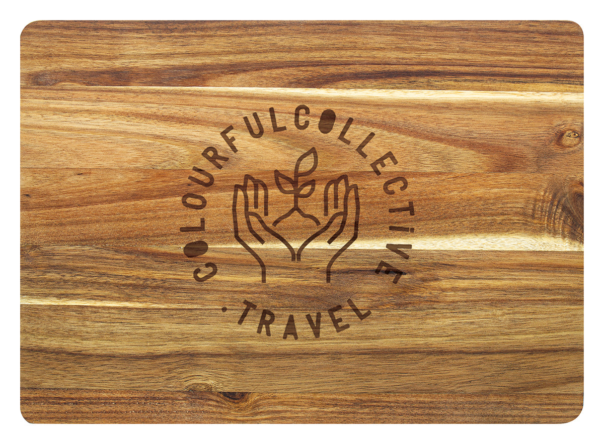 Acacia Message Board - Extra Thick 260mm