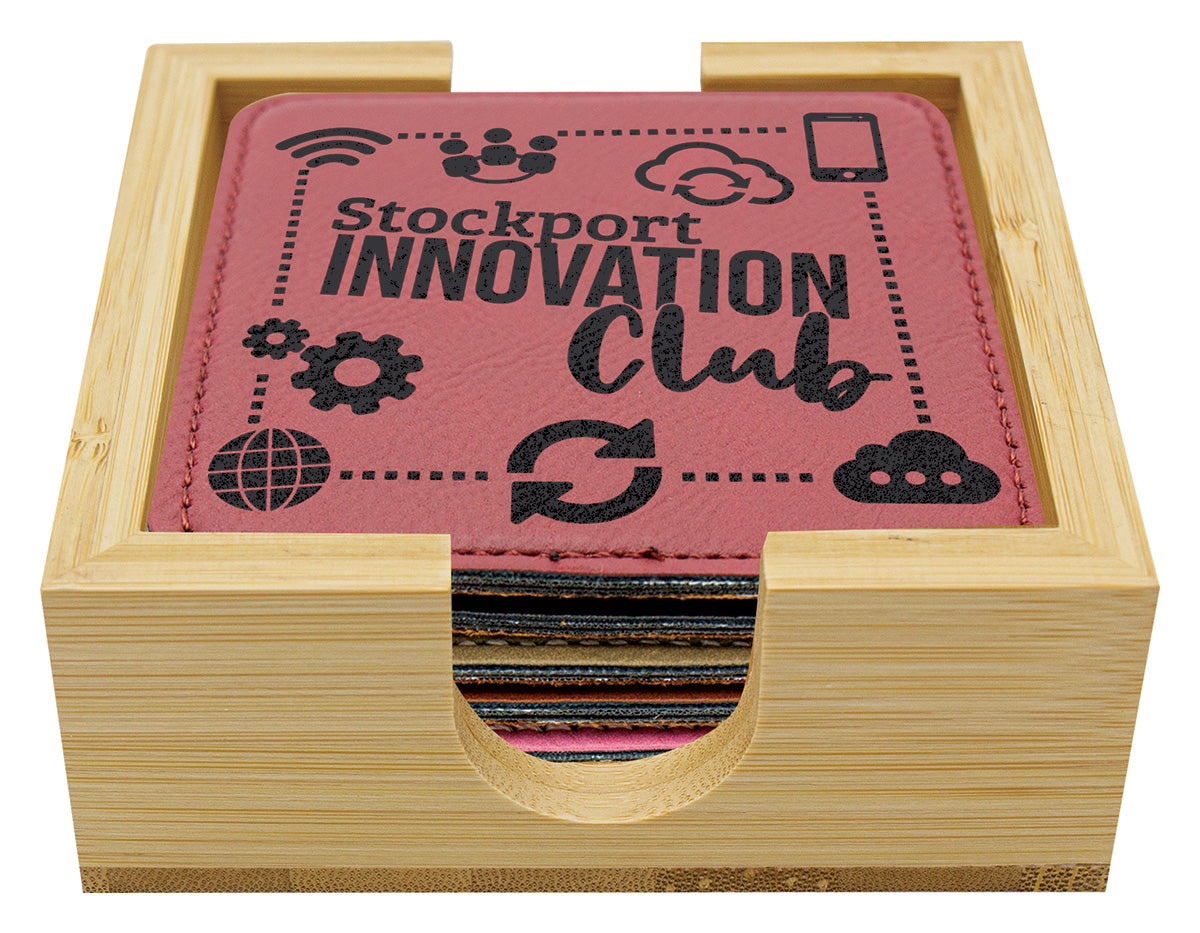 Bamboo Coaster Holder 120mm