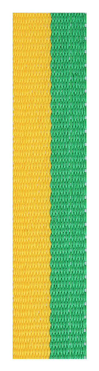 Green / Gold Loop Ribbon 700 x 12mm
