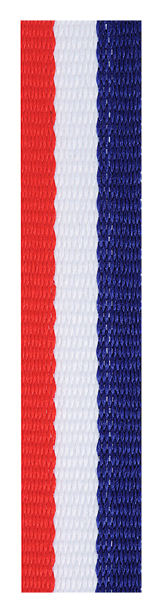 Red / White / Blue Loop Ribbon 700 x 12mm
