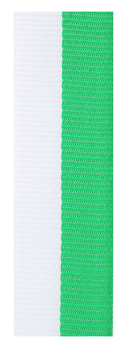 Green / White Ribbon 800 x 23mm
