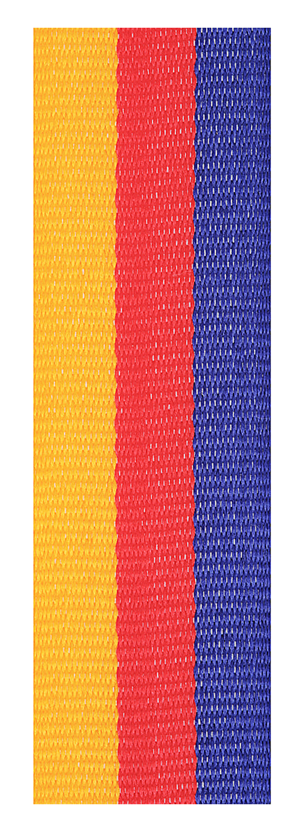 Gold / Red / Blue Ribbon 800 x 23mm