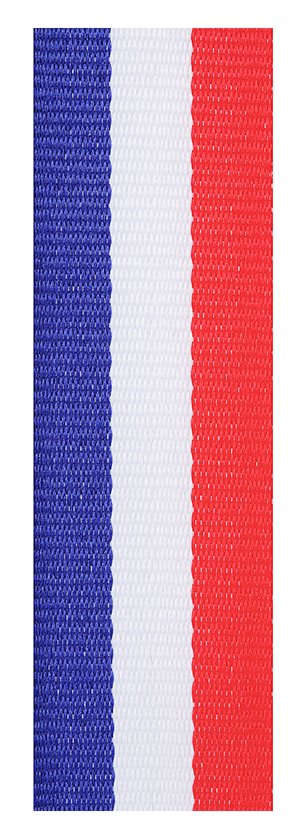 Red / White / Blue Ribbon 800 x 23mm