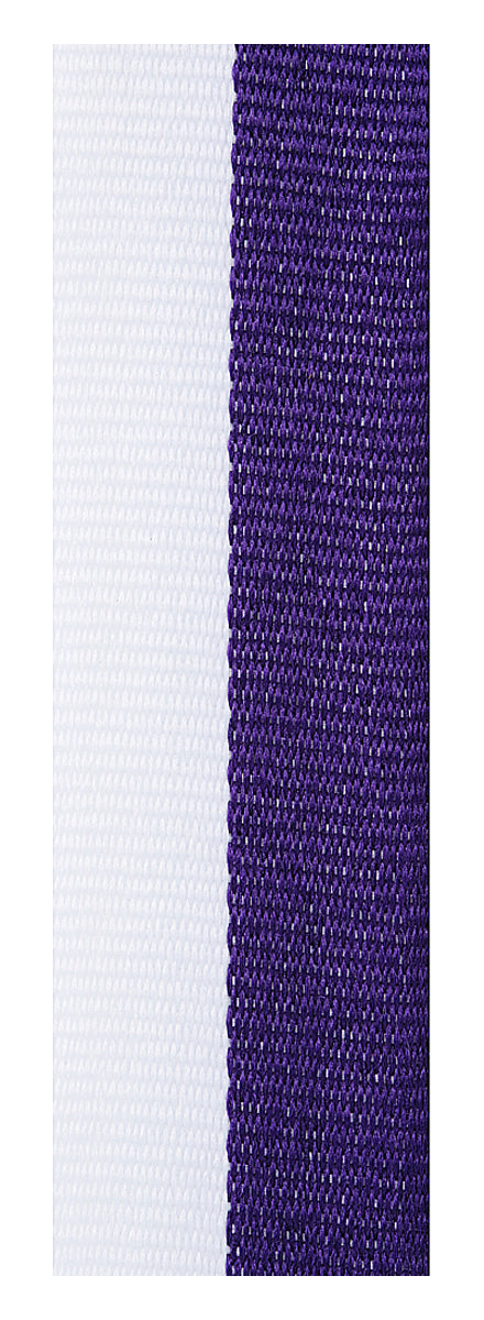 Purple / White Ribbon 800 x 23mm