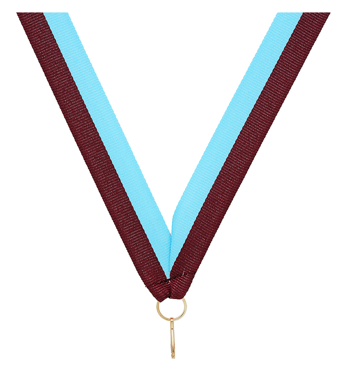 Maroon / Light Blue Ribbon 800 x 23mm