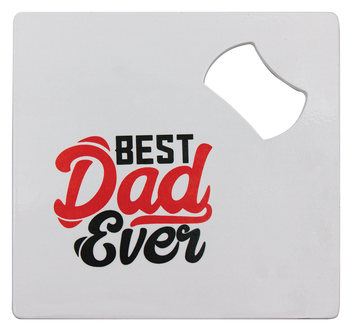 Bottle Opener & Coaster - Colour 90 x 90mm