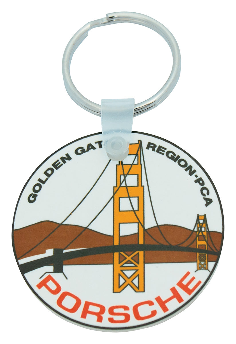 Colour Plastic Keychain 50mm