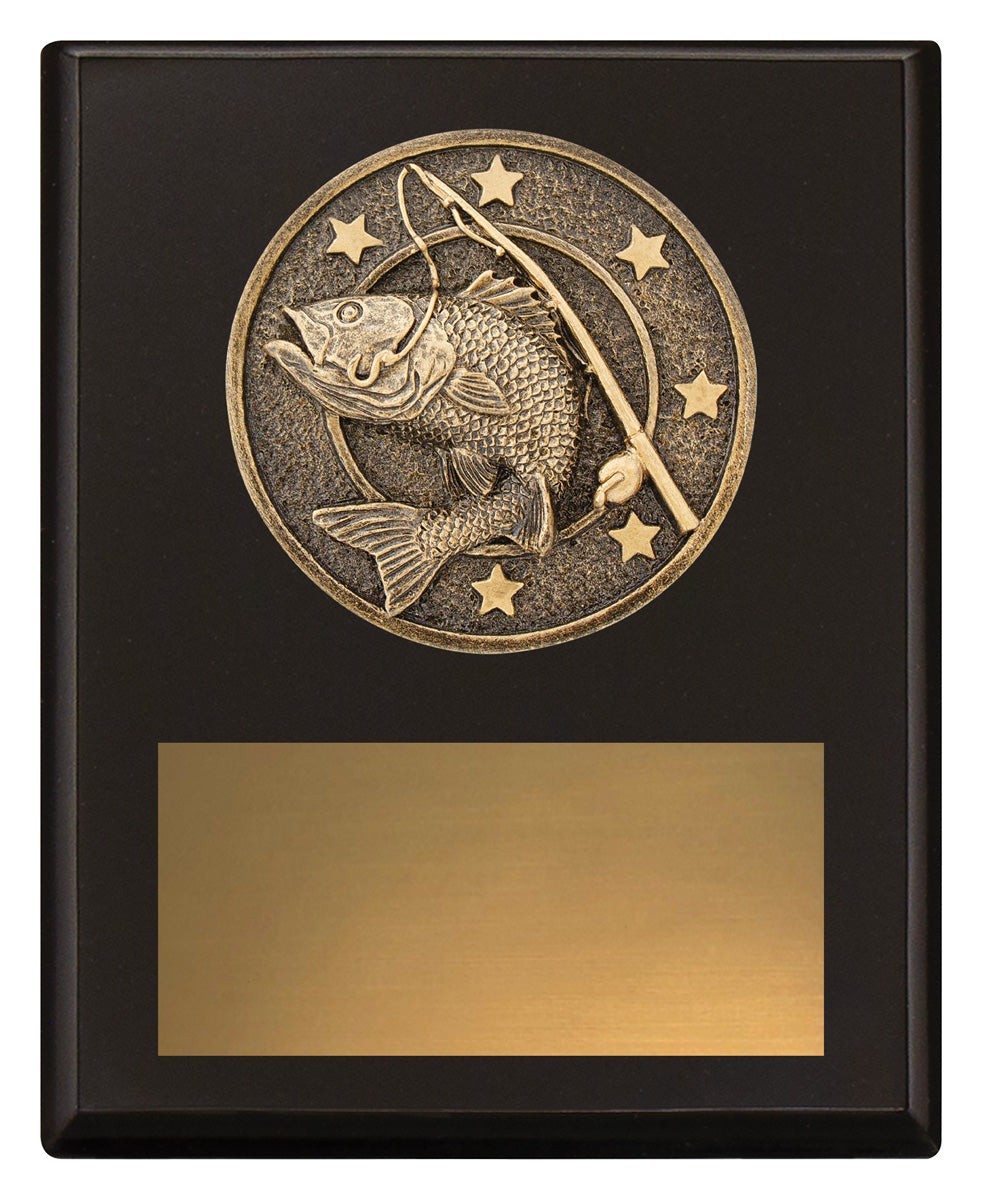 Challenge Plaque - Fishing 150mm
