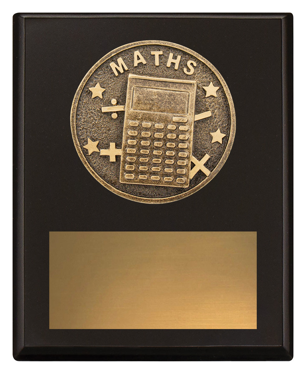 Challenge Plaque - Maths 150mm