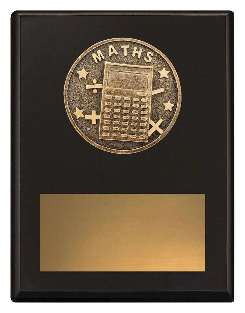 Challenge Plaque - Maths 175mm