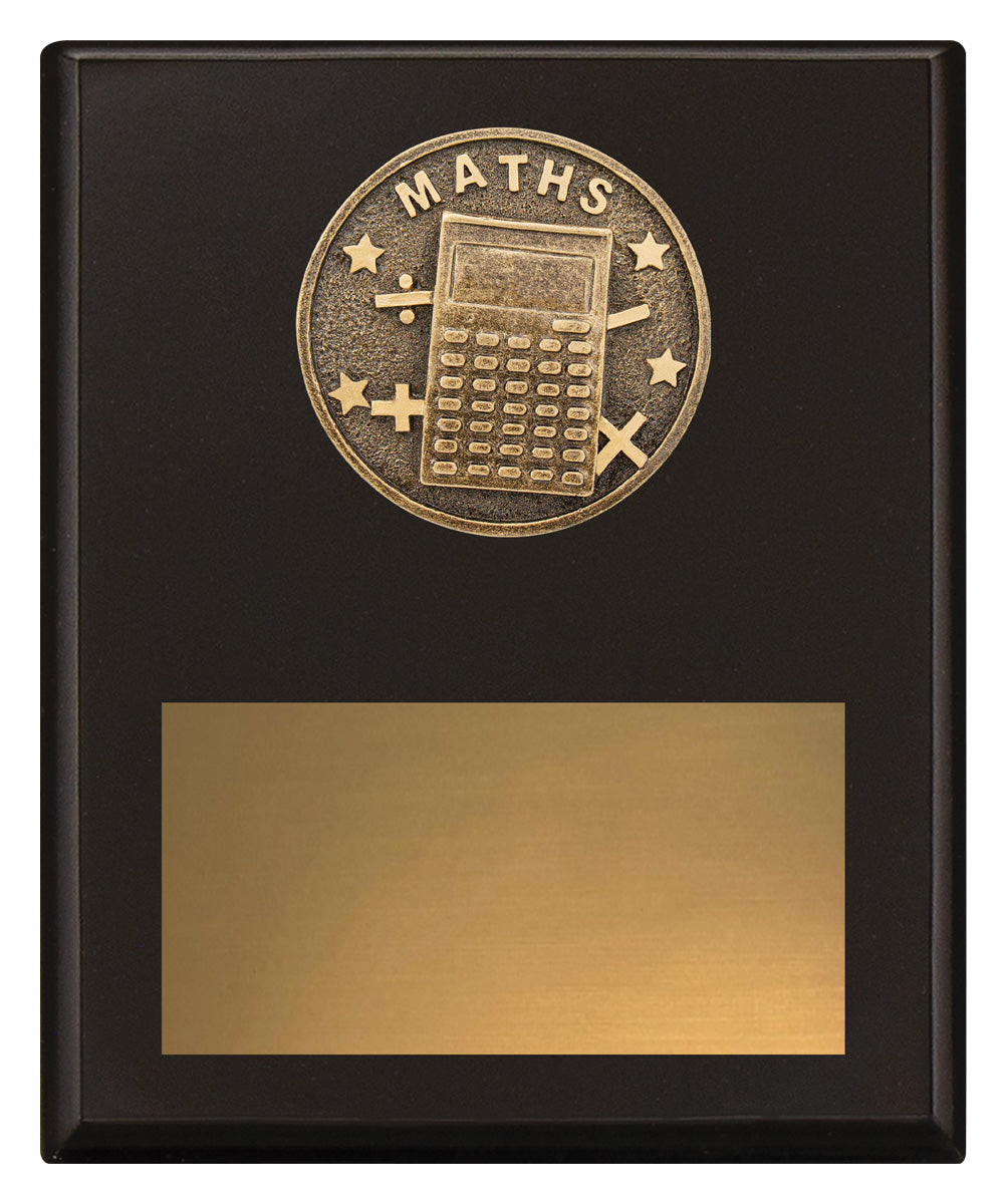 Challenge Plaque - Maths 200mm