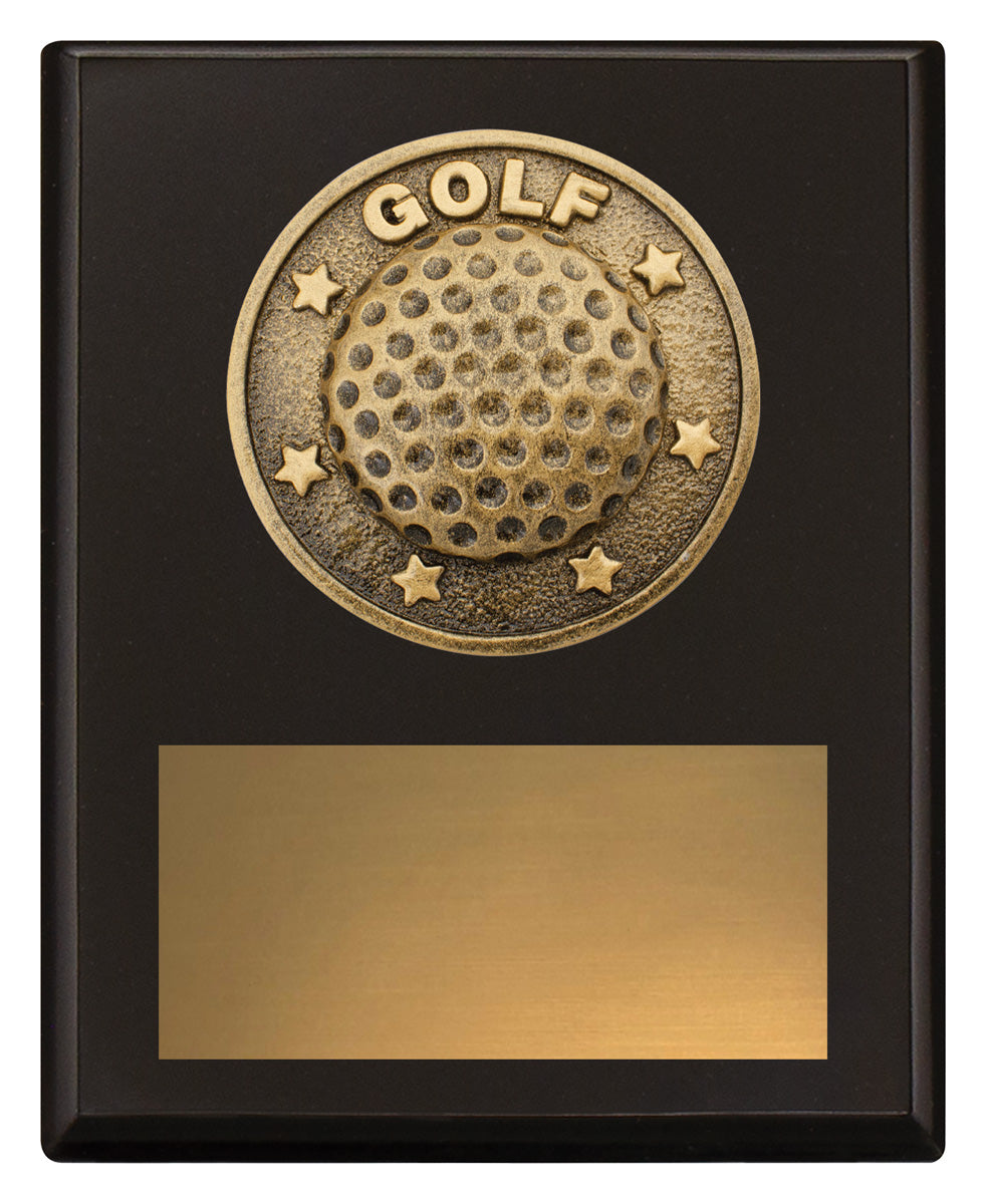 Challenge Plaque - Golf 150mm