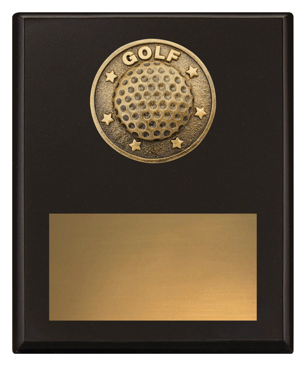 Challenge Plaque - Golf 200mm