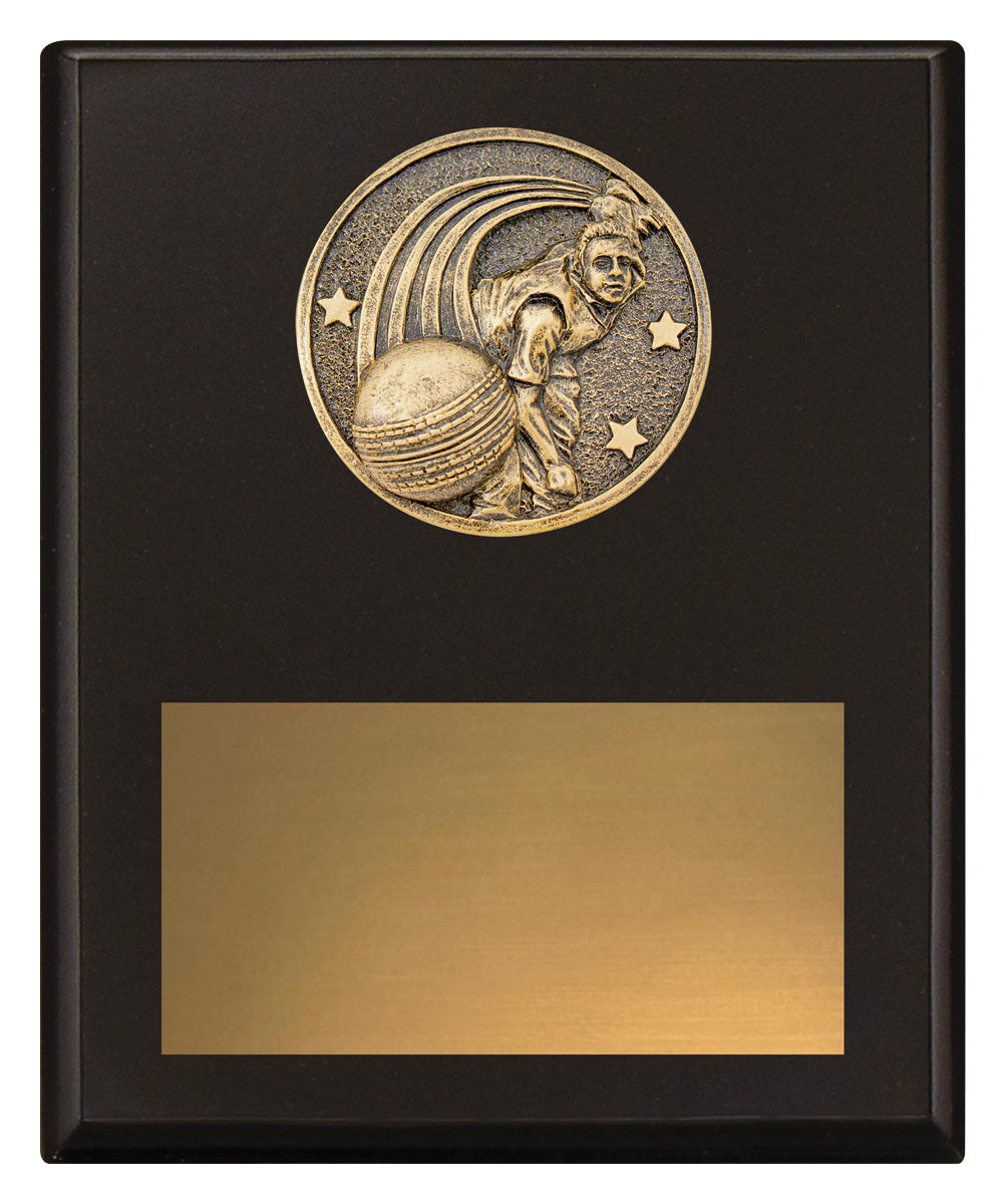 Challenge Plaque - Bowling 200mm