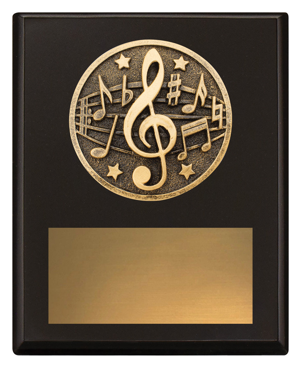 Challenge Plaque - Music 150mm