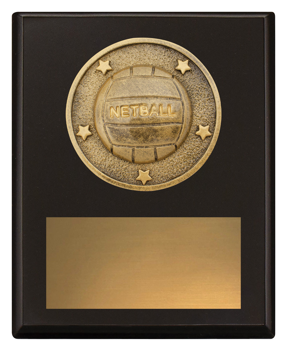 Challenge Plaque - Netball 150mm