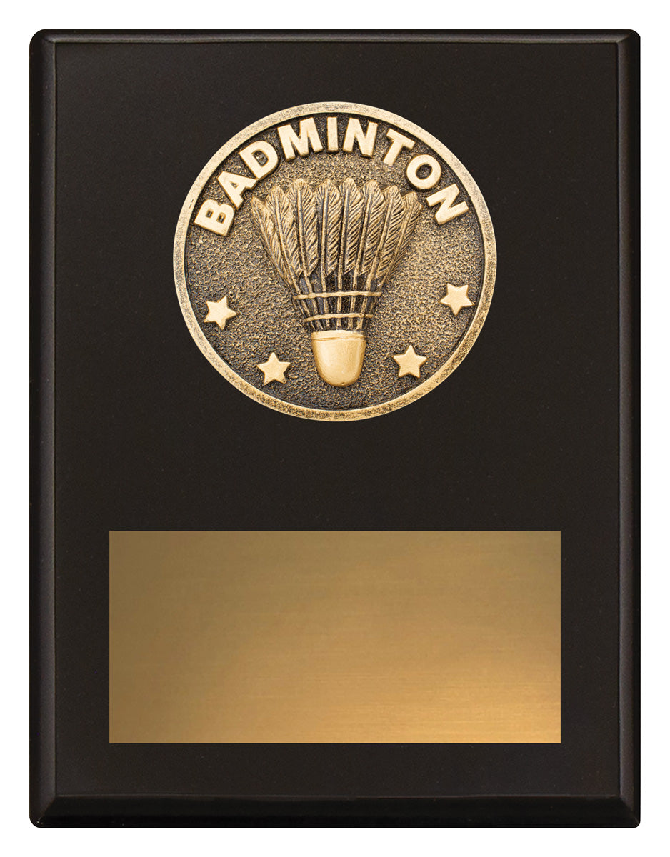 Challenge Plaque - Badminton 175mm
