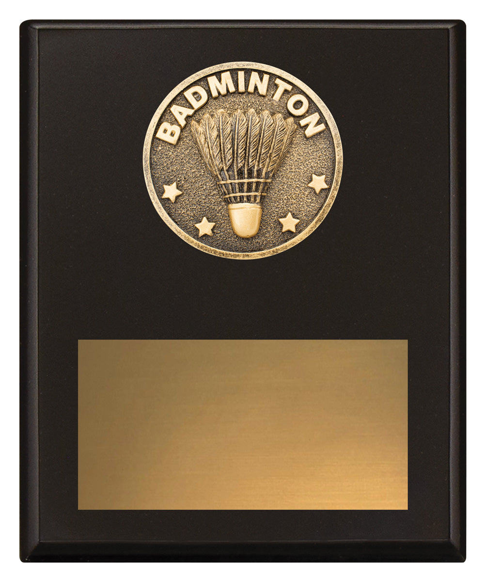 Challenge Plaque - Badminton 200mm