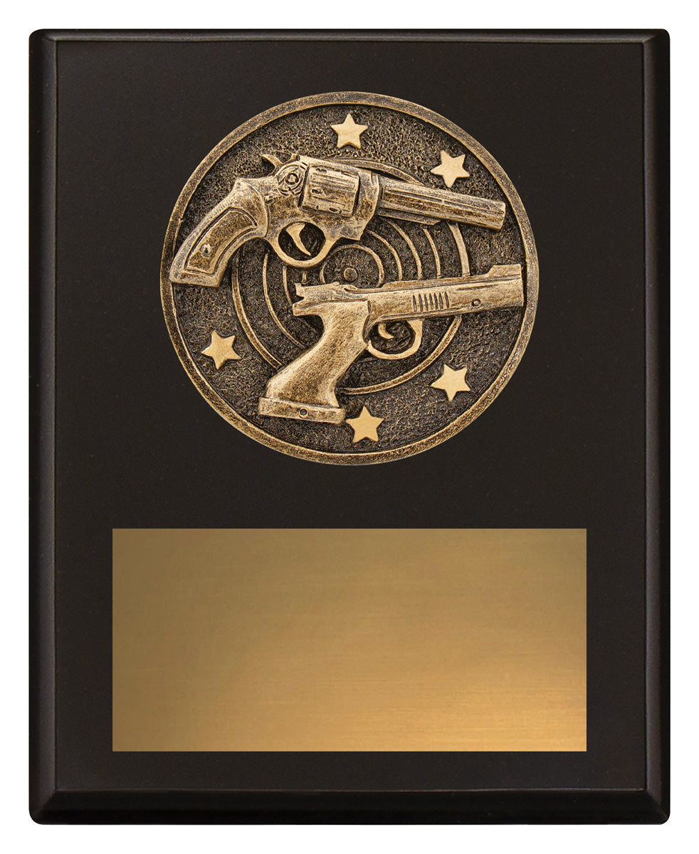 Challenge Plaque - Pistol 150mm