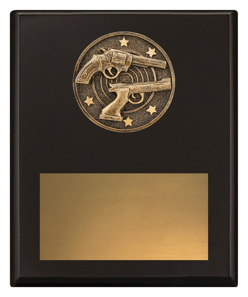 Challenge Plaque - Pistol 200mm