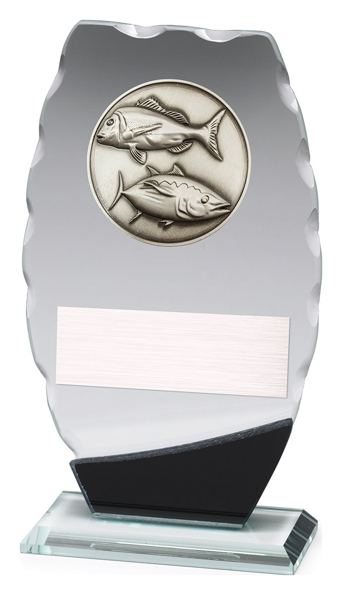 Clipped Oval Glass - Fishing 170mm