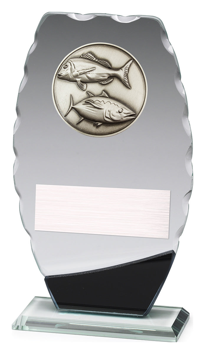 Clipped Oval Glass - Fishing 190mm