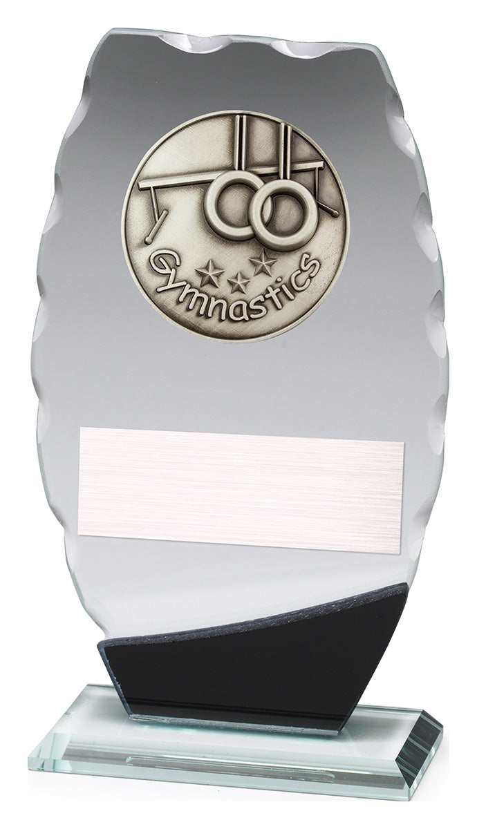 Clipped Oval Glass - Gymnastics 170mm