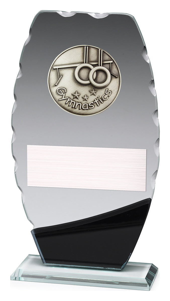 Clipped Oval Glass - Gymnastics 210mm