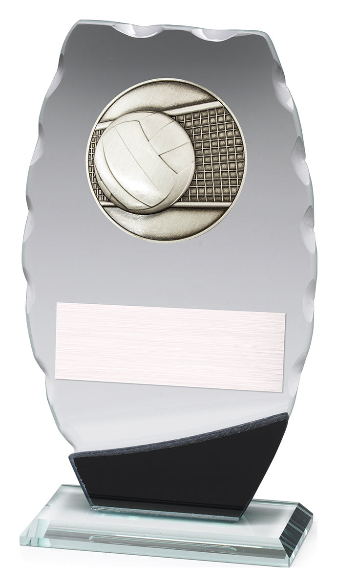 Clipped Oval Glass - Volleyball 170mm