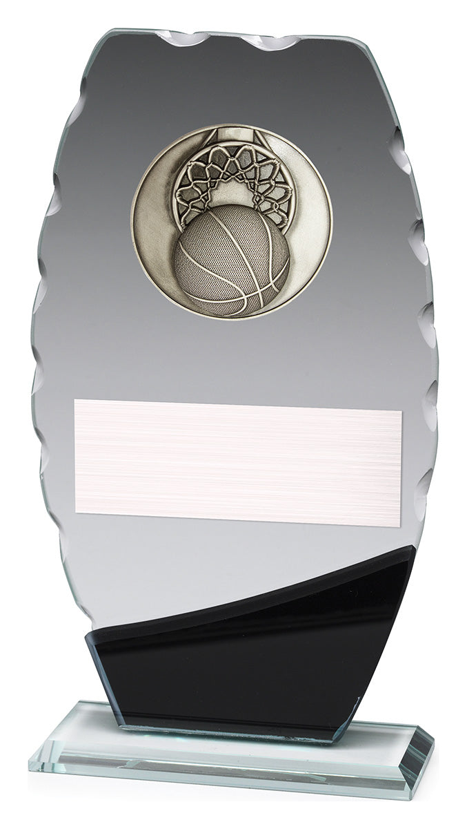 Clipped Oval Glass - Basketball 210mm