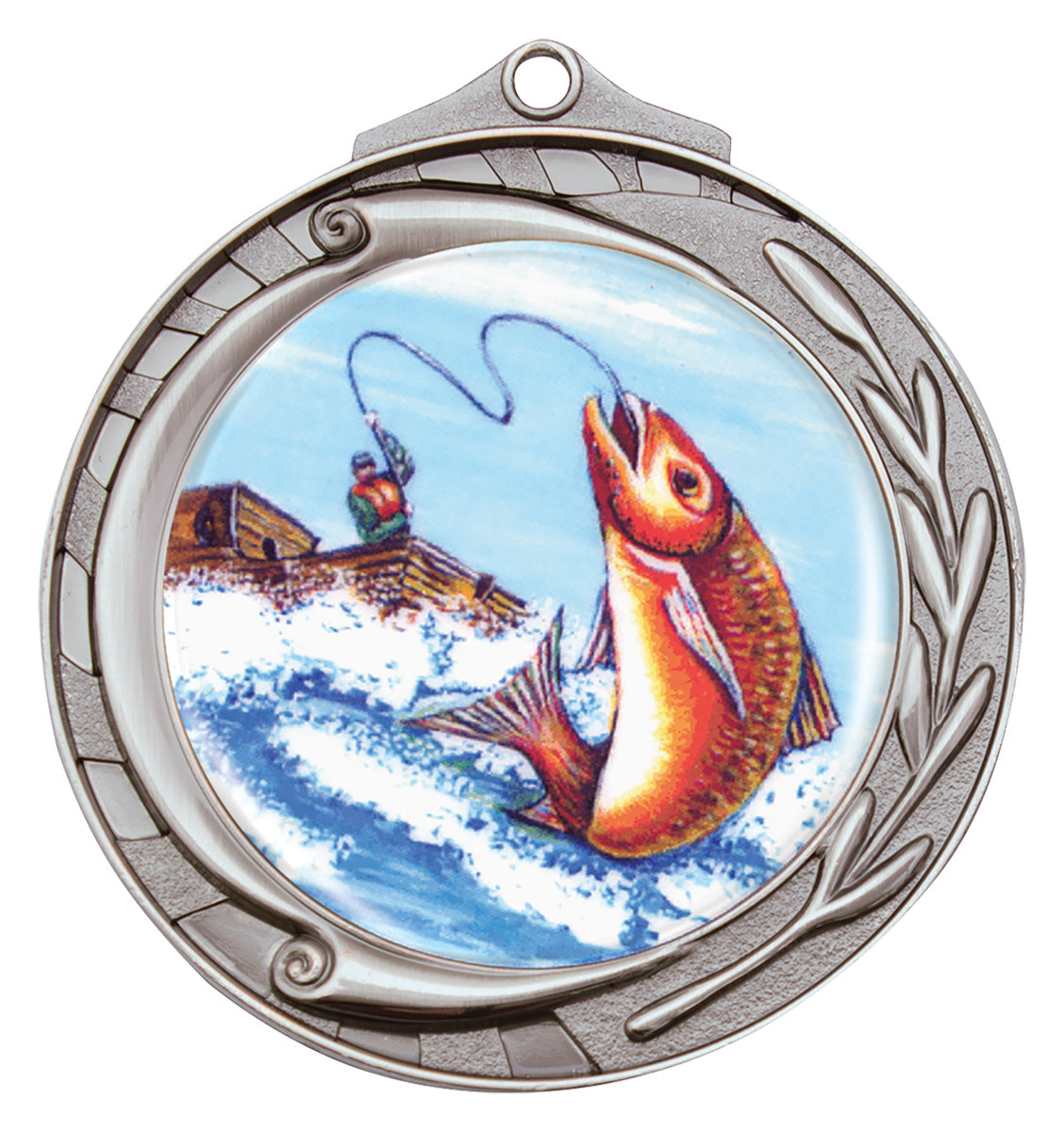 Wreath - Fishing Silver