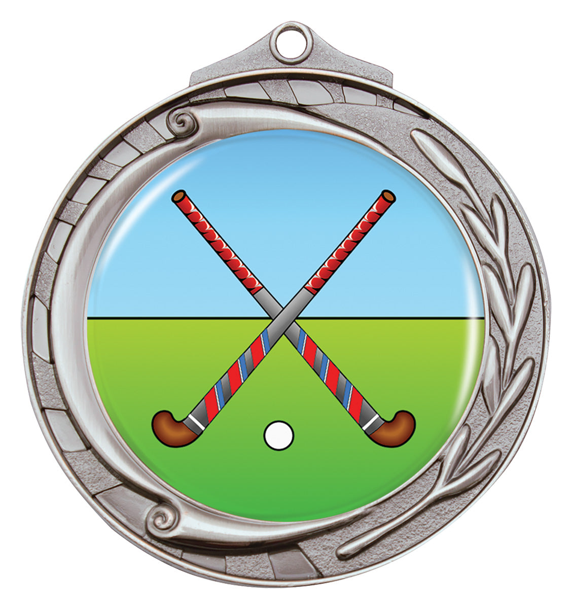 Wreath - Hockey Silver