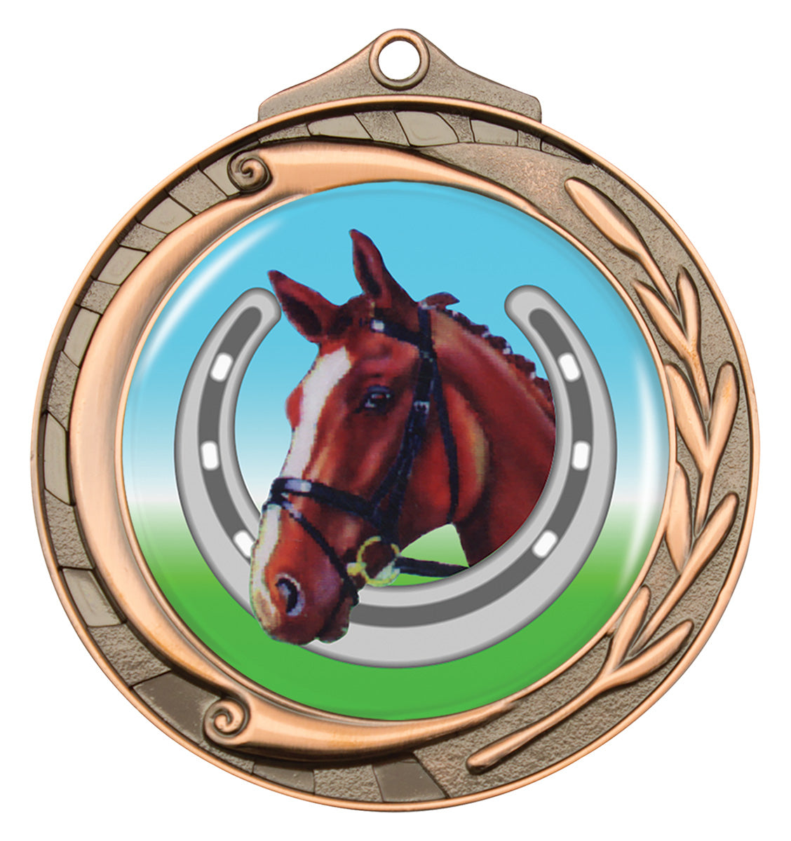 Wreath - Horse Bronze