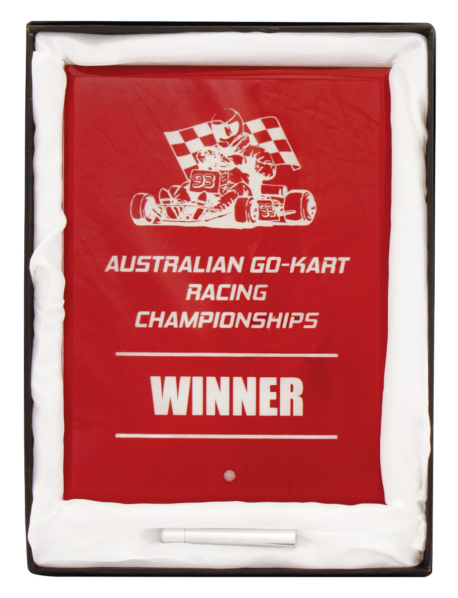 Craft Plaque Red 150mm