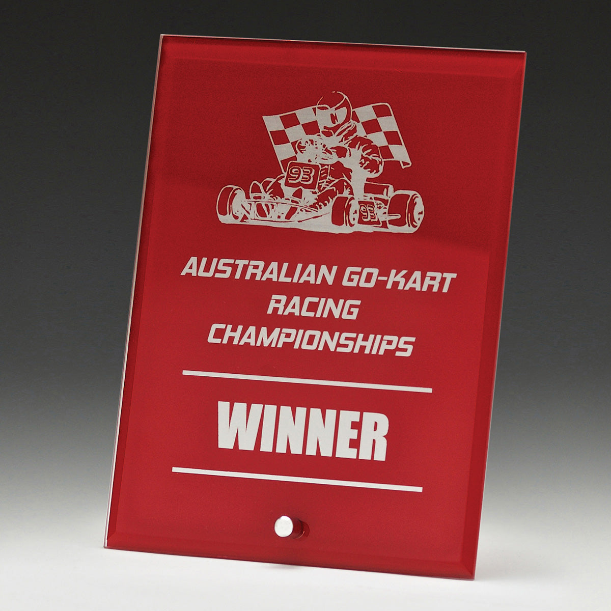 Craft Plaque Red 150mm