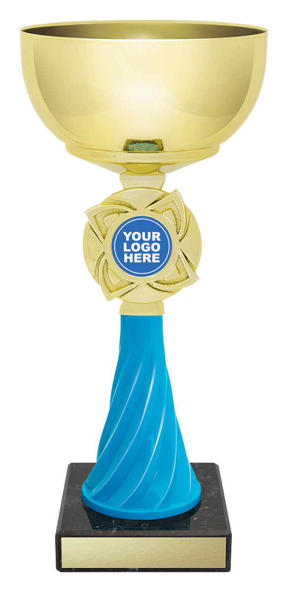 Turquoise Spiral Cup 225mm