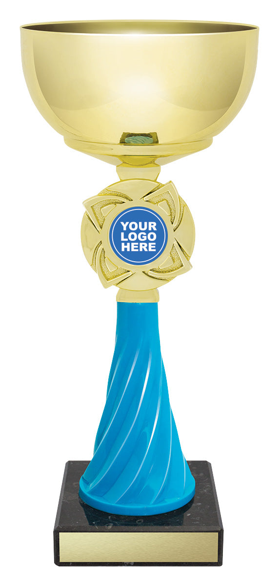 Turquoise Spiral Cup 240mm