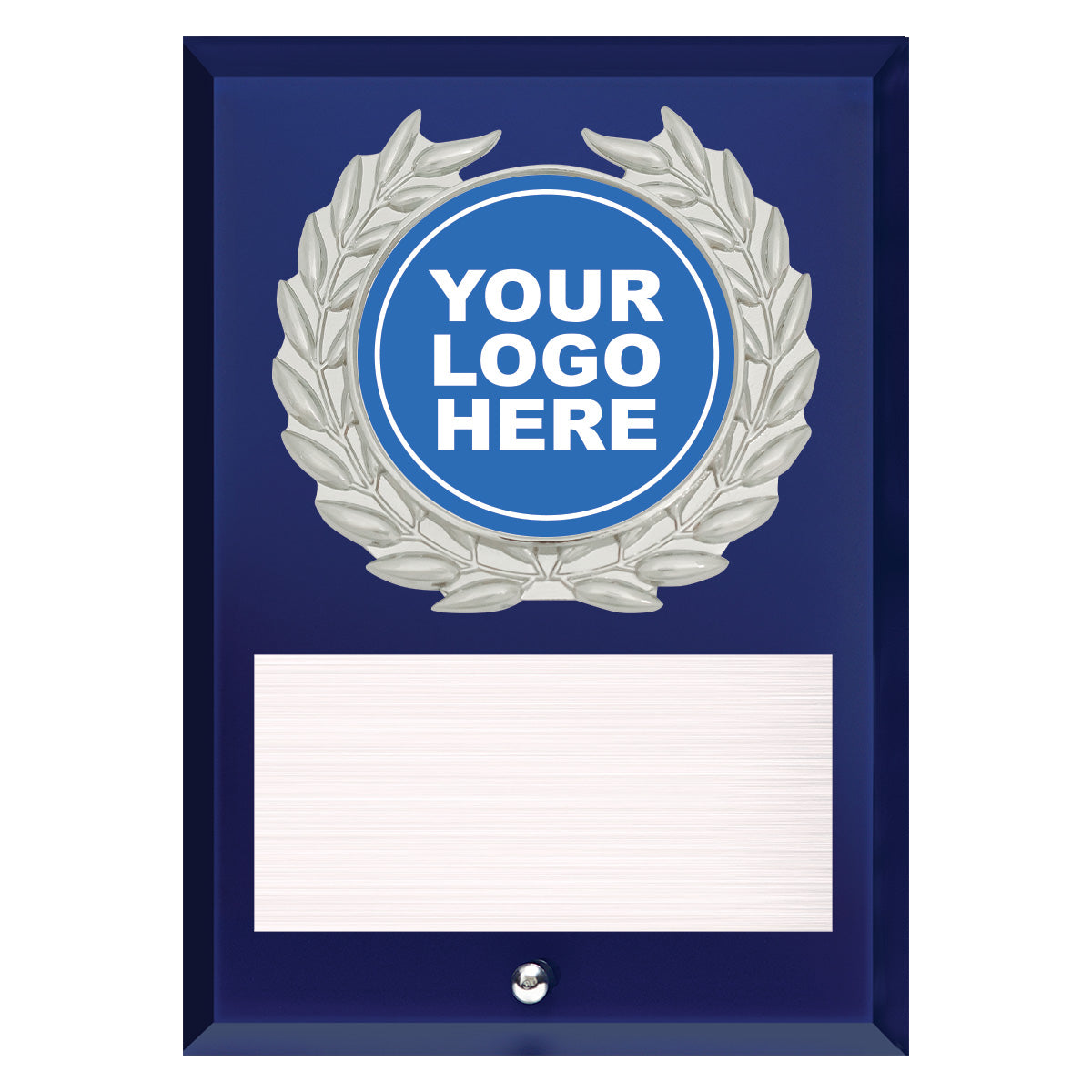 Blue Target Plaque