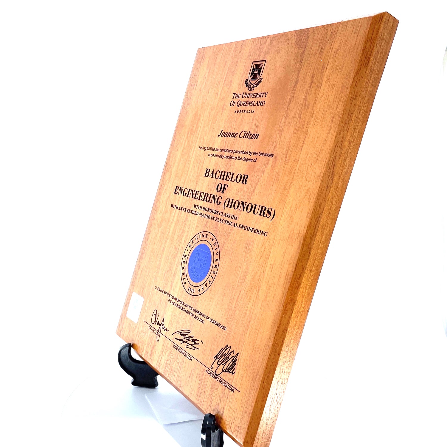 Natural Plaque University Plaques