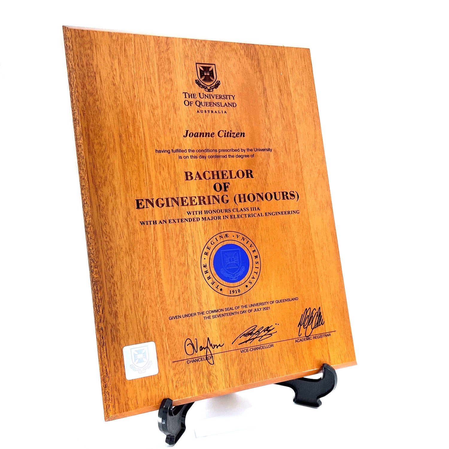 Natural Plaque University Plaques