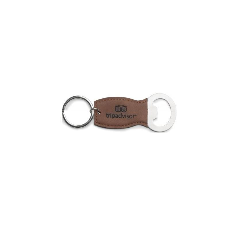 Leatherette Keychain - Bottle Opener TCD