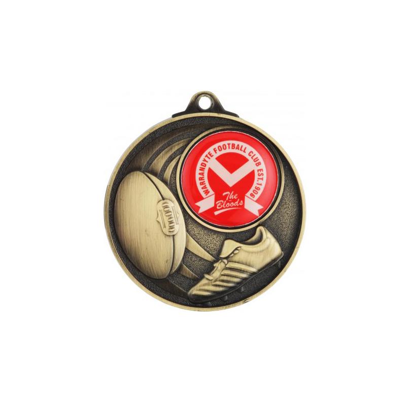 Aussie Rules Medal - Insert Option TCD